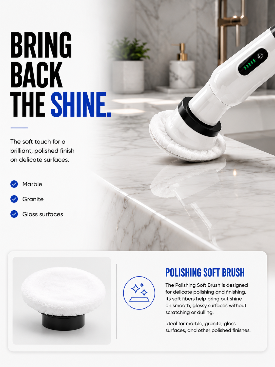 ScrubX One™ | Cordless Electric Spin Scrubber