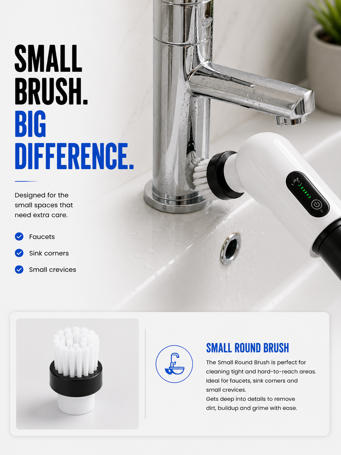 ScrubX One™ | Cordless Electric Spin Scrubber